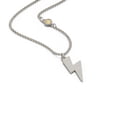 thumbnail image 2 of Lightning Bolt Charm Necklace with Gemstone, 2 of 6