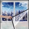 Cortinas cortavientos para ventanas de invierno, resistentes al viento y a las filtraciones, con película transparente gruesa, aislante del frío y del calor, a prueba de heladas, 1,5 x 1,6 / 1,8 x 2 m