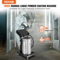 thumbnail image 2 of VEVOR Powder Coating System, 40 W 100KV Electrostatic Output Powder Coating Kit with 50L Powder Hopper, 450g Per Minute Powder Coating Machine with Spray Gun and Trolley Base, 2 of 9