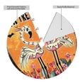thumbnail image 2 of Lsque Halloween Flamingos Print Christmas Tree Skirt, Tree Skirt with Ties or Velcro, Perfect for Holiday Decorations, Halloween, and New Year-36", 2 of 7