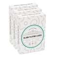 thumbnail image 1 of Stellar Factory Premium Blank Playing Cards For Adults | Game Design, Prototyping, & Flashcards 3 Count | Standard Poker Size Playing Card With Much Better Look | Use For Party & Game, 1 of 4