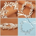 thumbnail image 3 of Miangastore Bridesmaid Hair Accessories Rhinestone Silver 1Set 11x2.2In, 3 of 8