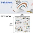 thumbnail image 7 of GZHJMY Rainbow Cloth Napkins Set of 6, Reusable Washable Polyester Dinner Napkins for Family, Restaurant, Wedding, Party Decor 20 x 20 Inch, 7 of 7