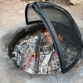 thumbnail image 6 of 22‑I  h Round Fire Pit Spark Screen Lid – Heavy‑Duty Mesh Ember Lid & Fire Pit Screen Cover with Door, Keeps Sparks & Ashes Contained, 6 of 9
