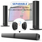 2pcs 3D Surround Sound Bar Wireless Bluetooth TV Soundbar Home Theater Speaker System Subwoofer