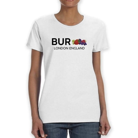 Bur Strawberry T-Shirt Women -Smartprints Designs Female XX-Large