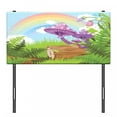thumbnail image 3 of Mushroom Headboard, Scenery with Wood Timber Grass and Rainbow Fungus Herbs Leaves Art, Upholstered Decorative Metal Bed Headboard with Memory Foam, Twin Size, Multicolor, by Ambesonne, 3 of 4