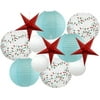 Just Artifacts 12pcs Christmas Star Paper Lantern Decoration Kit (Color: Joyful)