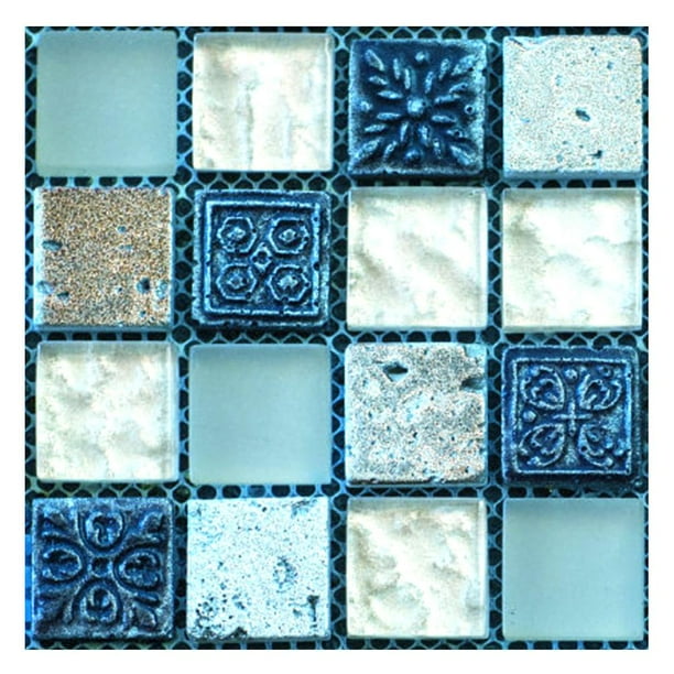 20 piezas DIY impermeable autoadhesivo 3D pegatinas de pared mosaico azulejo calcomanía 8 Ehuebsd Libre de BPA