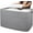 Grey, variant on 118L XXXLarge Cotton Rope Storage Basket, Oversized Blanket Basket, Used for Organizing Dirty Clothes in Living Room, Bedroom, Nursery, Dog Toy Storage Bins, 25" x 17" x 16",Grey