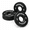 Black-7.5 LB (1.25+2.5), variant on Black 5 LB x 2 Rubber Coated Olympic Fractional Weight Plates for Strength