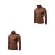 thumbnail image 2 of Qarigey Camisa térmica para hombre, jersey de cuello alto de algodón, ropa interior y cómoda para otoño e invierno, ropa interior Type4 NO4, 2 of 6
