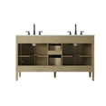 thumbnail image 7 of Elegant Kitchen and Bath 60 inch Double Bathroom Vanity in Hazel Oak, 7 of 7