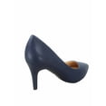 thumbnail image 2 of Coen-s Women's Fashion Comfort Pointed Toe Low Heel Pump Dress Shoes ( Navy, 7 ), 2 of 2