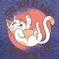thumbnail image 3 of CafePress - Sleep With A Cat T Shirt - Womens Tri-blend T-Shirt, 3 of 4