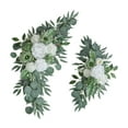 thumbnail image 1 of 2 hojas de flores para boda, flores artificiales, juego de guirnaldas, letrero de boda para Estilo C, 1 of 9