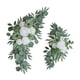 thumbnail image 1 of Juego de 2 guirnaldas de flores artificiales para boda, arco de flores artificiales rústico colgante Estilo C, 1 of 9