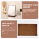 thumbnail image 5 of Espejo de maquillaje de madera Espejo de maquillaje de tocador Espejo multifuncional Espejo giratorio, 5 of 6