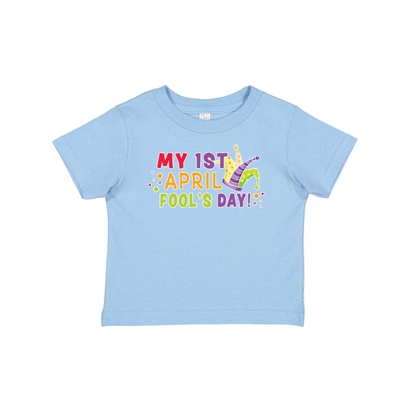 Inktastic My 1st April Fools Day with Jester Hat Boys or Girls Baby T-Shirt