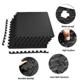 thumbnail image 2 of HAJEX Interlocking Exercise Gym Floor Mat – Pack of 4, 2 of 9
