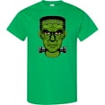 thumbnail image 3 of Inktastic Halloween Frankenstein Head T-Shirt, 3 of 5
