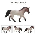 thumbnail image 4 of Realistic Animal Figures Playset,4 PCS Horse Figurines Set,Hand Painting Horse Figures Set,Educational Toy,Cake Toppers Christmas Birthday Gift for Kids Todllers, 4 of 8