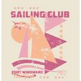 thumbnail image 2 of Sailing Club Port Windward New York Adult Natural Crew Neck Short Sleeve Tee-3XL, 2 of 4
