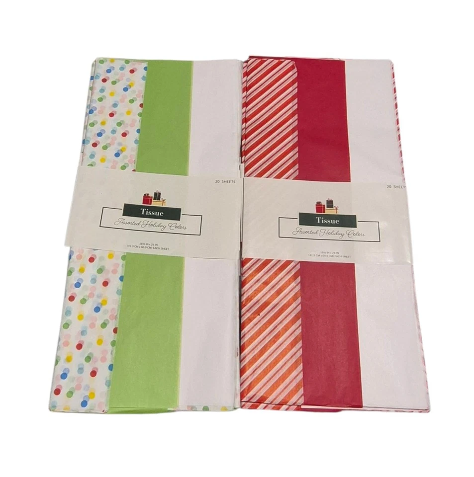 CIRCLE- Tissue Paper Gift Wrap 200 Sheets 16.5 In. × 24 Inch Birthdays Diy Craft Holiday