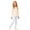 A#White967, variant on Byoo Toddler Girl's Solid Leggings Lightweight Elastic Waist High Rise Tights Trousers Kids Soft Daily Pull-On Tights Pants