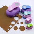 thumbnail image 2 of Perforadora circular de color aleatorio de 9/16/25/38/50/75 mm, perforadora de relieve para bricolaje, máquina para hacer álbumes de recortes, perforadora de papel, cortadora redonda, 2 of 6