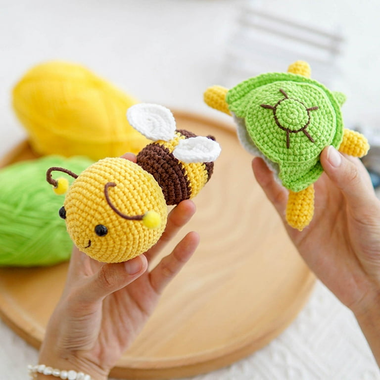 Kayannuo Christmas Clearance Turtle Bee Crochet Kit for Beginners - DIY and Complete Crochet Kit for Beginners, Experts, Adults and Kids Beginner
