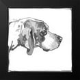 thumbnail image 2 of Cartissi 12x12 Black Modern Framed Museum Art Print Titled - Foxhound, 2 of 5