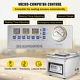 thumbnail image 6 of KFFKFF 320W Food Saver System, Ideal for Wet Foods, Meats & Seasonings, Compact Layout, 12.6" Seal Bar, Suitable for Home & Commercial Kitchen Settings, 6 of 9