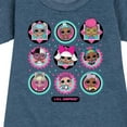 thumbnail image 3 of LOL Surprise! Dolls - All Dolls Together - Toddler & Youth Girls Fleece Dress, 3 of 5