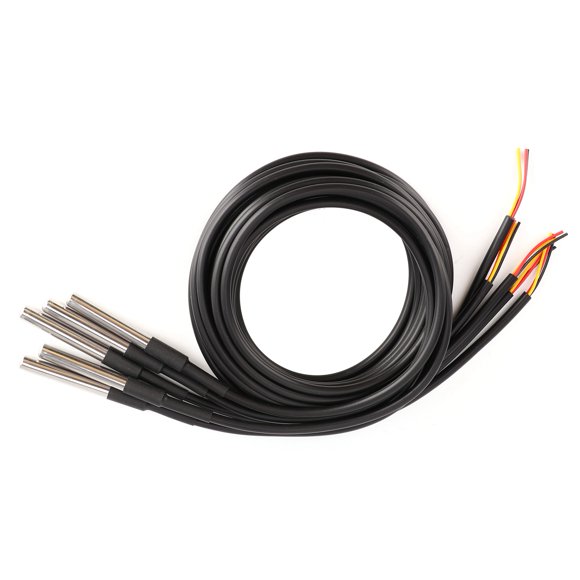 Digital Temperature Sensor, DS18B20 Temperature Sensor Waterproof Temperature Sensor for Industrial Supplies