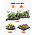 thumbnail image 4 of VEVOR Galvanized Steel Landscape Edging, 40 ft x 6 in Metal Edging for Landscaping with Gloves, Easy-to-Install Bendable Metal Strips, Heavy Duty Metal Garden Edge Border for Flower Bed, Yard Pathway, 4 of 9
