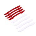 thumbnail image 1 of Possbay Car Door Anti-collision Rubber Strip Blade PVC White Four-piece Suit, 1 of 6