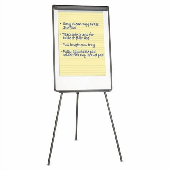 Dry Erase Board with Tripod Easel, 29" x 41", White Surface | Bundle of 2