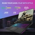 thumbnail image 2 of ASUS ROG Strix G15 Gaming Laptop, 15.6" WQHD 165Hz 3ms Display, AMD Ryzen 7 6800H, 64GB DDR5 RAM, 4TB PCIe SSD, RGB KB, GeForce RTX 3060, VR-Ready, Wi-Fi 6E, Win 11 Pro, Gray, Hotface DVD-RW USB Hub, 2 of 8