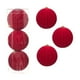 thumbnail image 2 of Christmas Tree Decoration Pumpkin Flocking Ball Ornaments Hanging Christmas Hanging Props Christmas Gifts 15cm3pcs Pack, 2 of 6