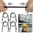 thumbnail image 4 of BLEEUS 4Pcs Heavy Duty Bungee Cord Carabiner Hooks Cord Camping Accessories Outdoor Portable Tools (60CM), 4 of 10