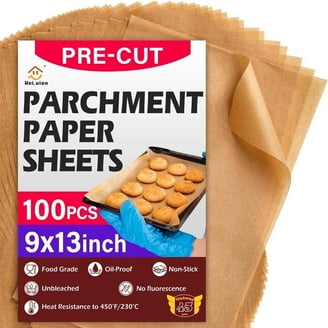 SMARTAKE 300 Pcs Parchment Paper Baking Sheets, 12x16 Inches Non-Stick - Foto 4