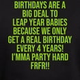 thumbnail image 3 of CafePress - Birthdays Are A Big Deal To Leap Year Babies Sweatshirt - Pullover Hoodie, Classic, Comfortable Hooded Sweatshirt, 3 of 4