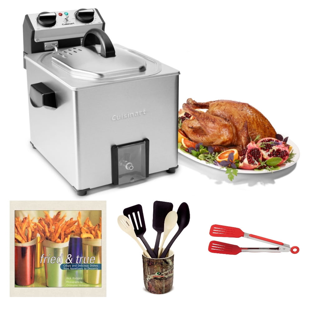 Cuisinart CDF500 ExtraLarge Rotisserie Deep Fryer, Silver with
