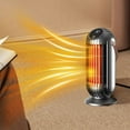 thumbnail image 6 of MagicXflow 220V Desktop Heater ,multifunctional Heater,Household Heater, Warm Heater With Remote Control Ceramic Heating Heater For Office Living Room Bathroom Bedroom Household Use,1PC, 6 of 9