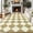 Camel, variant on FairOnly Modern Diamond Grid 8'x10'Area Rug Machine Washable Low Pile Non Slip Carpet for Living Room Home Office,Multicolor