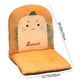 thumbnail image 3 of Cojín de asiento con expresión adorable, respaldo acolchado, cojín de poliéster, 3 of 4