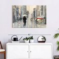 thumbnail image 6 of Elephant Stock Spring Rain New York Crop Wall Art - Horizontal Canvas Wall Art - Living Room Wall Decor - City Canvas - Beige And Gray Decor By Julia Purinton - 36" x 24", 6 of 7