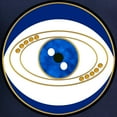 thumbnail image 3 of CafePress - Blue Evil Eye With Gold Accent Long Sleeve T Shirt - Long Sleeve Dark T-Shirt, 3 of 4