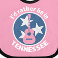 thumbnail image 4 of Inktastic I'd Rather Be in Tennessee Boys or Girls Baby Bib, 4 of 4